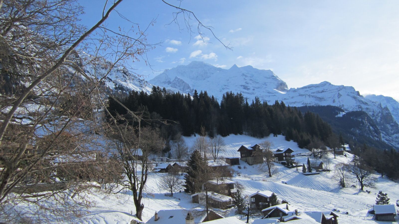 Canon PowerShot ELPH 100 HS (IXUS 115 HS / IXY 210F) sample photo. Jungfrau mountain, january 3 2012, winter photography