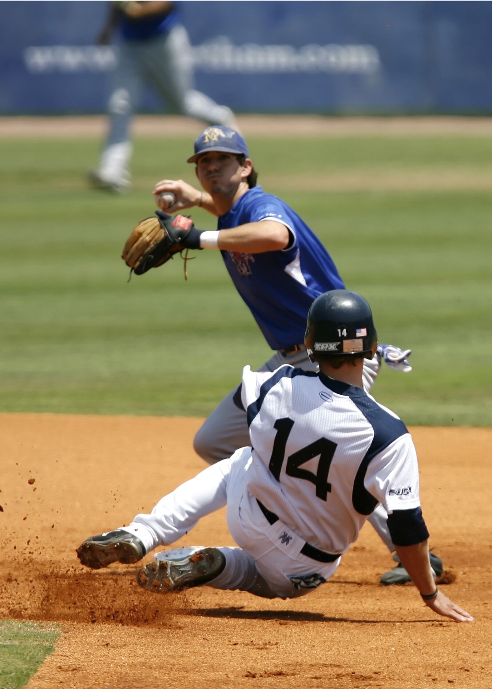Canon EOS-1D Mark II N sample photo. Baseball, college baseball, slide photography