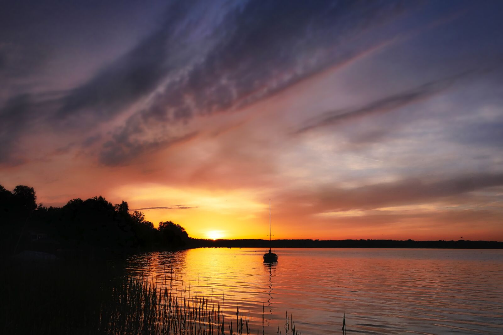 Panasonic Lumix DMC-GX8 sample photo. Lake, sunset, abendstimmung photography