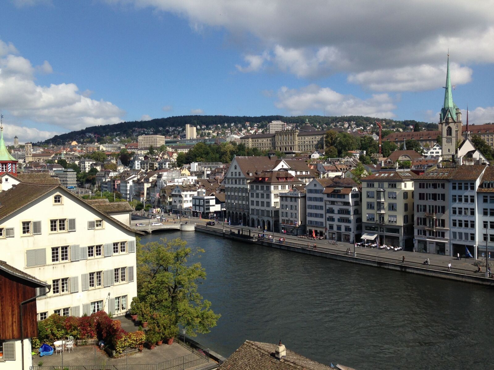Apple iPhone 5 sample photo. Zurich, suiss, river photography