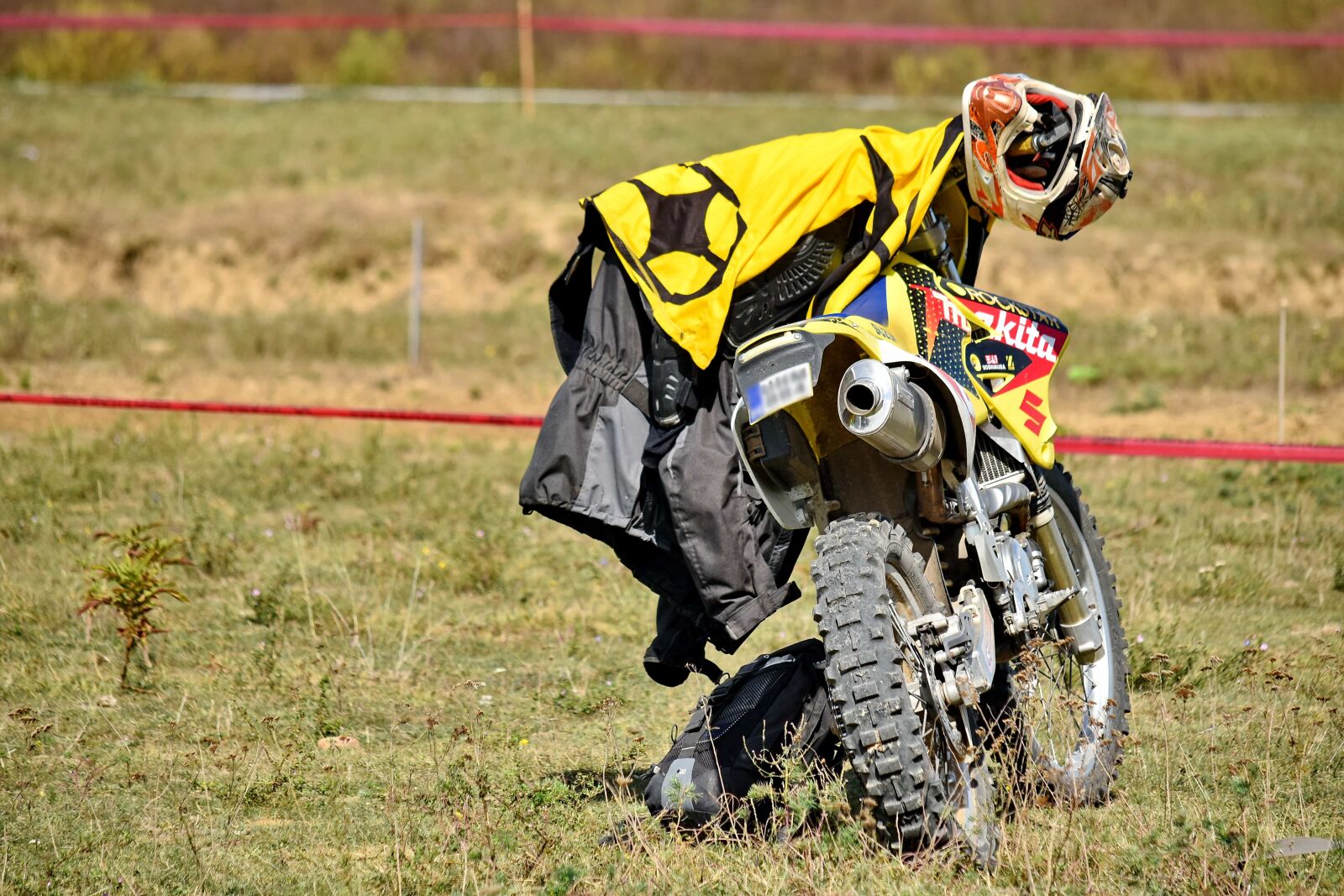 Nikon D5500 sample photo. Helmet, sport, competition, motocross photography
