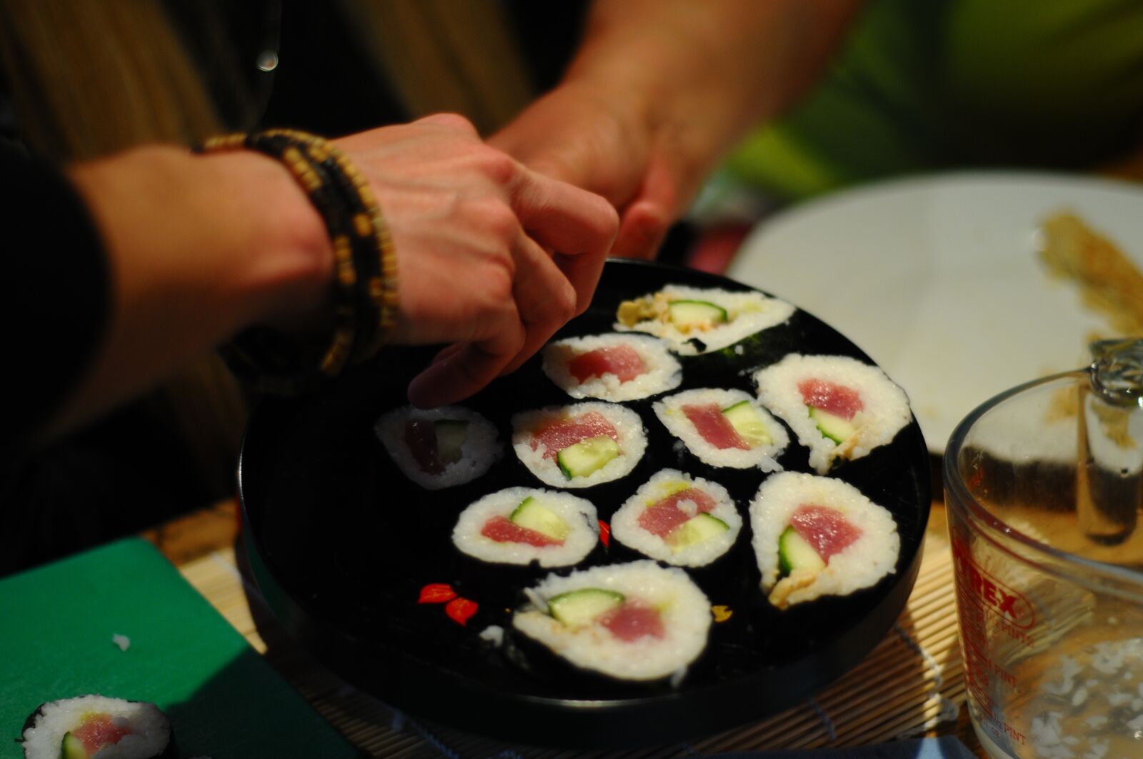 Nikon D300 sample photo. Dinner table, food, share photography