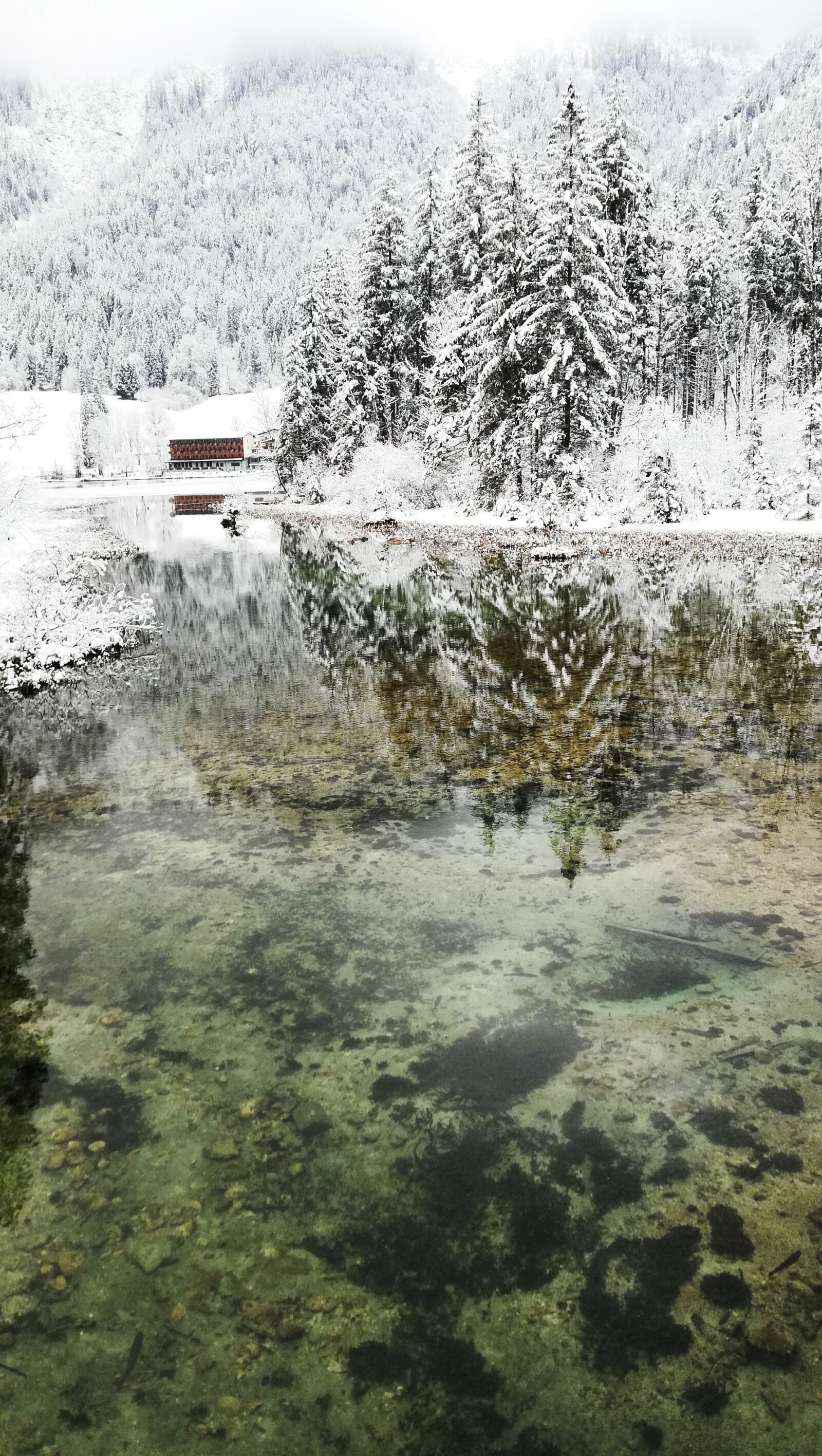 HUAWEI P10 lite sample photo. Hintersee, mountains, lake photography