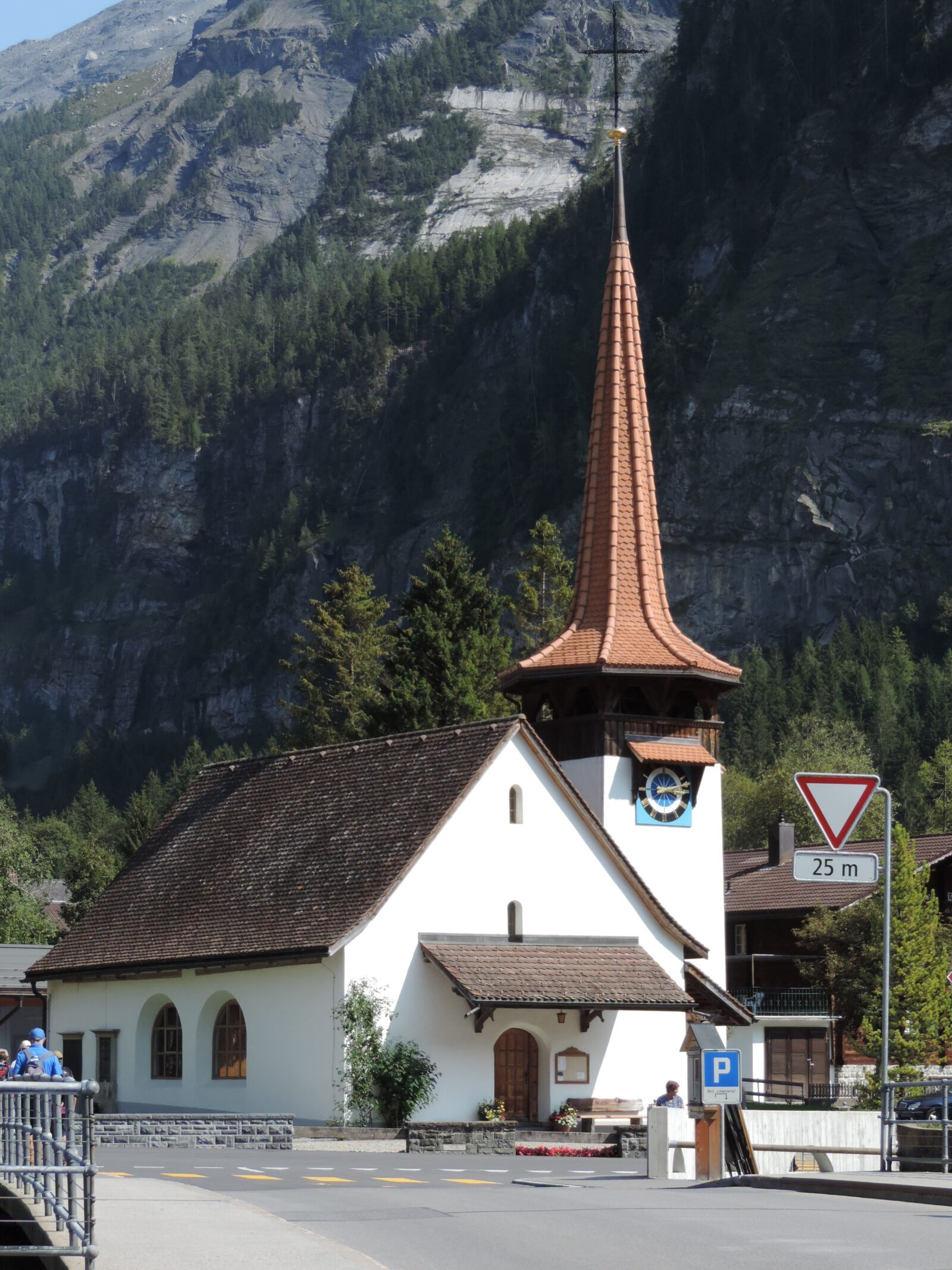 Nikon Coolpix P520 sample photo. Mountains, switzerland, church photography
