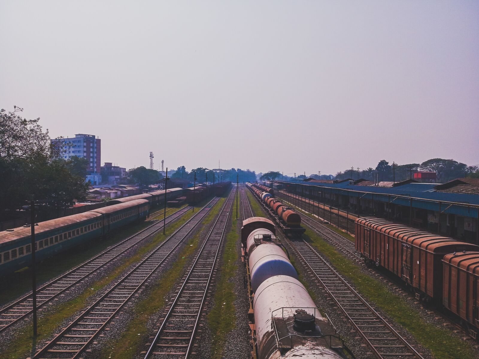 Xiaomi Redmi 6 sample photo. Banglades, railway, station photography