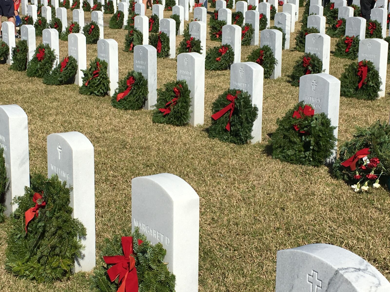 Apple iPhone 6s sample photo. Wreaths, military, veterans photography