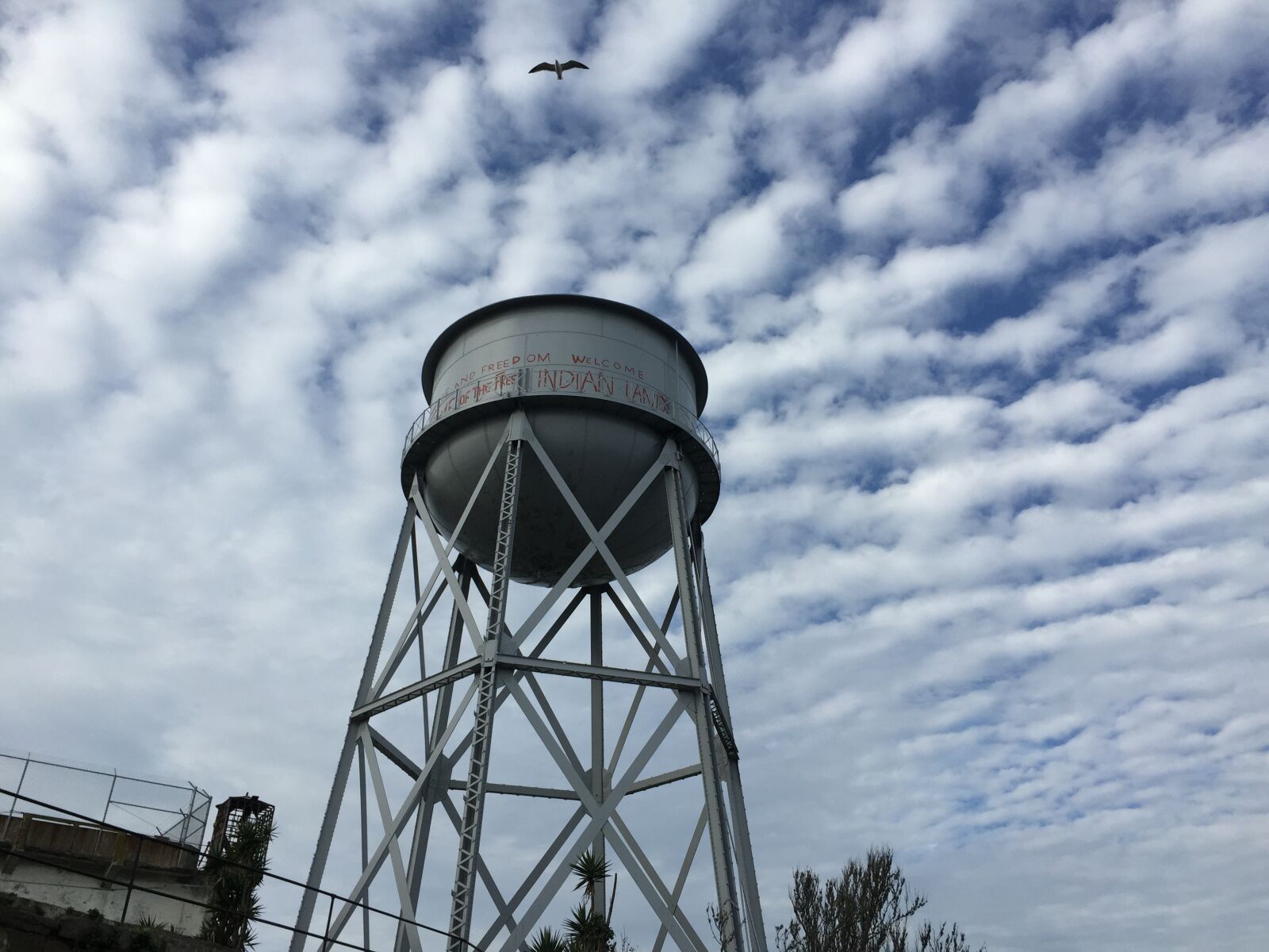 Apple iPhone 6 sample photo. Water tower, sky, clouds photography