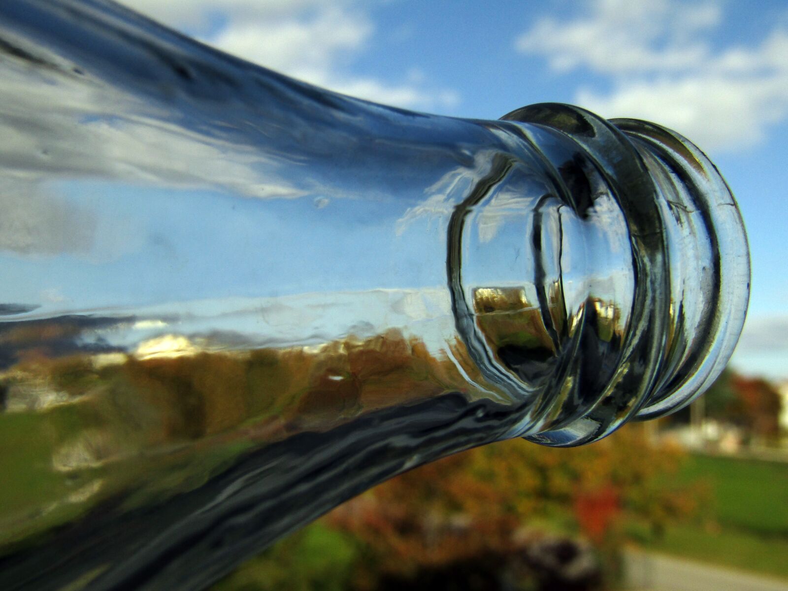Canon PowerShot SX410 IS sample photo. Bottle, landscape, color photography