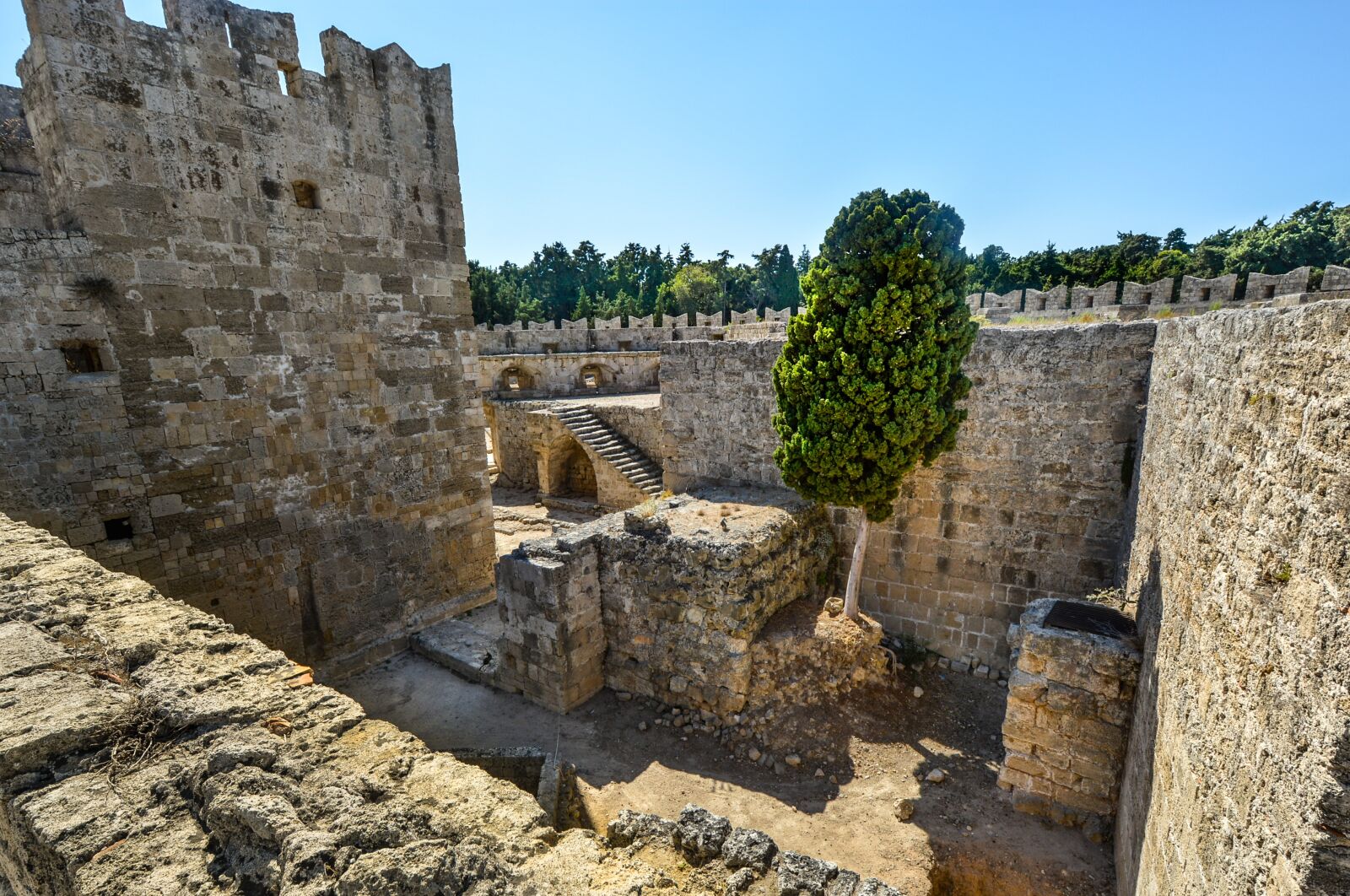 Nikon D5200 sample photo. Rhodes, castle, greece photography