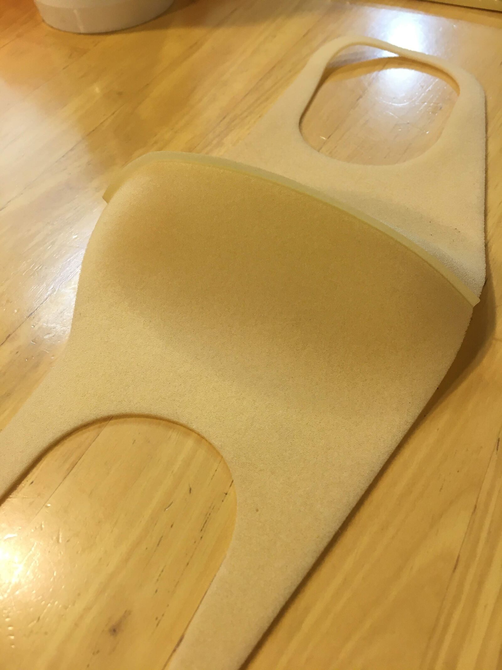 Apple iPhone 6s sample photo. Mask, yellow, covid-19 photography