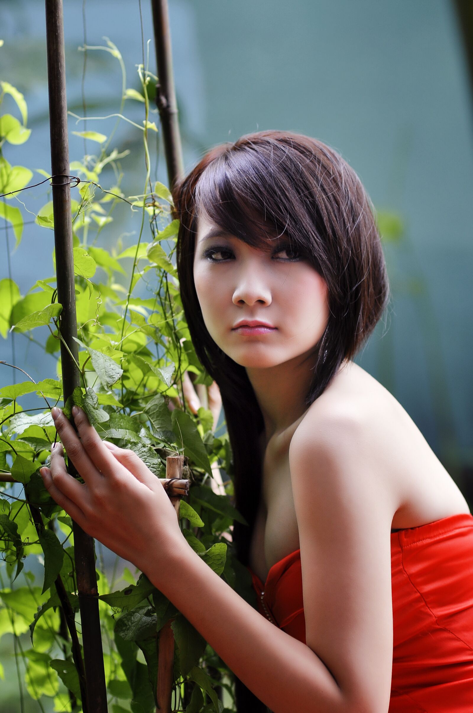 Nikon D90 sample photo. Girl, pretty, asian photography