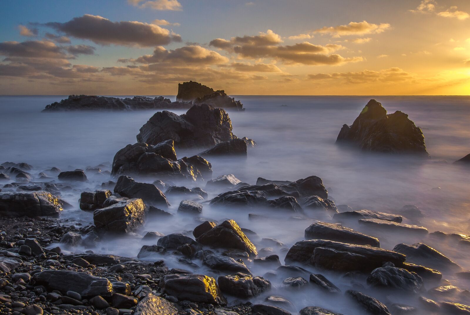 Canon EOS 60D sample photo. Reefs, sunset, ocean photography