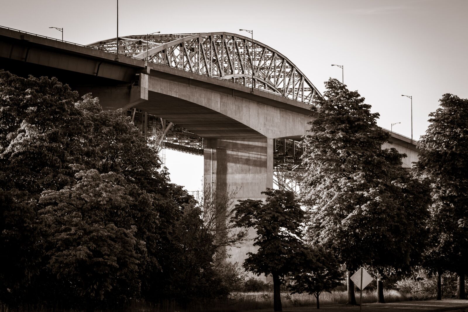 Sony FE 24-105mm F4 G OSS sample photo. Skyways, bridge, morning photography