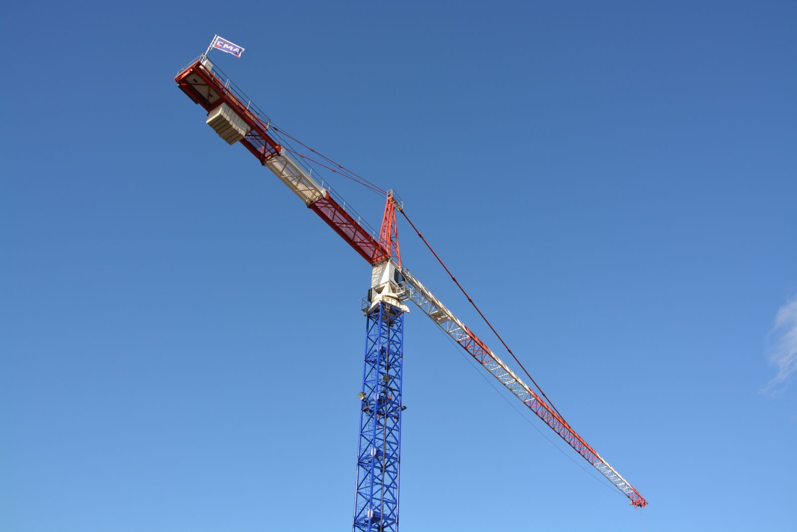 Nikon D5200 sample photo. Crane, site, work photography