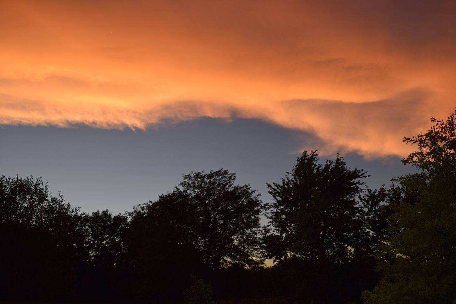 Nikon D3300 sample photo. Sunset, clouds, orange photography
