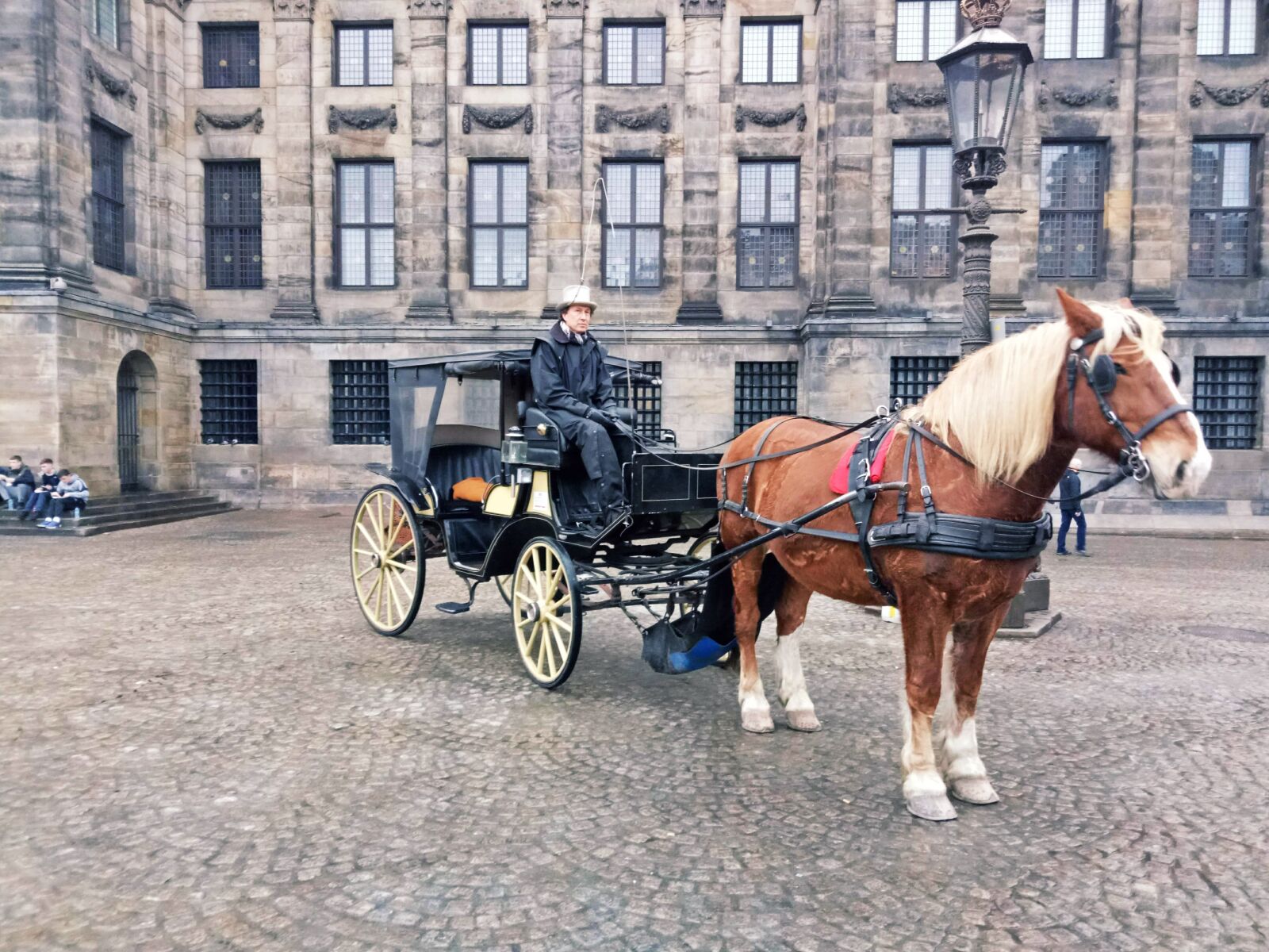 OPPO CPH1609 sample photo. Amsterdam, horse ride, cobbled photography