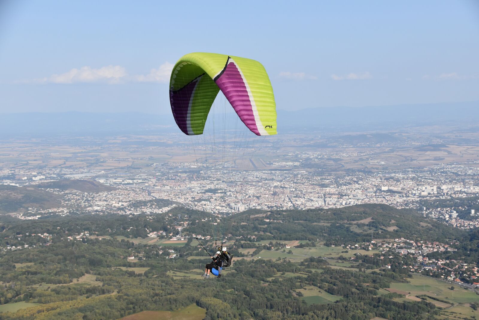 Nikon D5600 sample photo. Paragliding free flight, paraglider photography