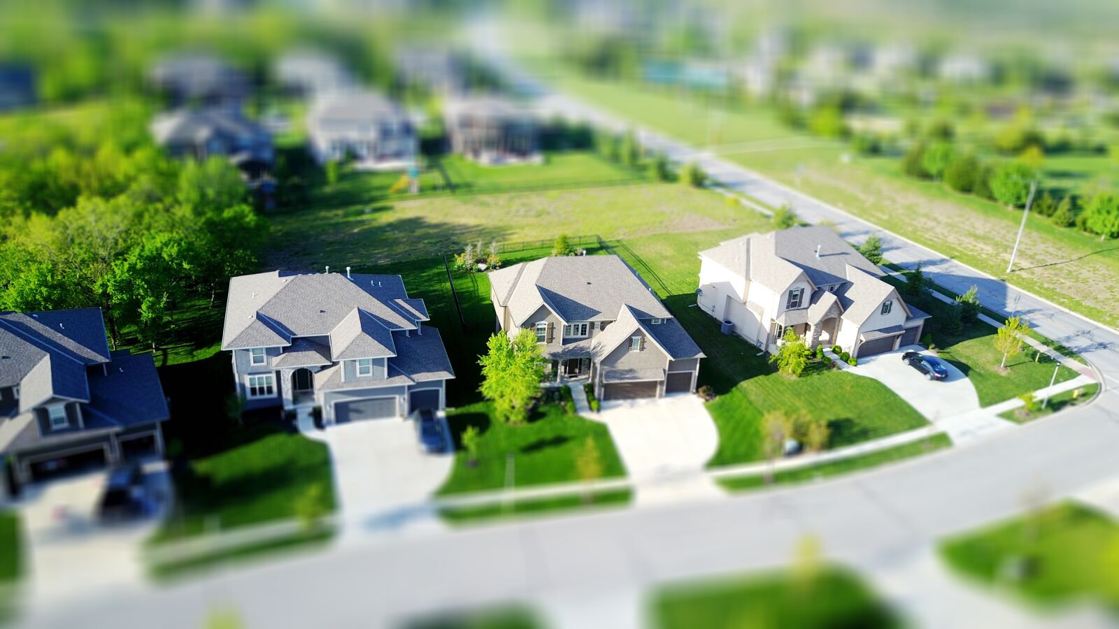 DJI FC220 sample photo. Aerial, neighborhood photography