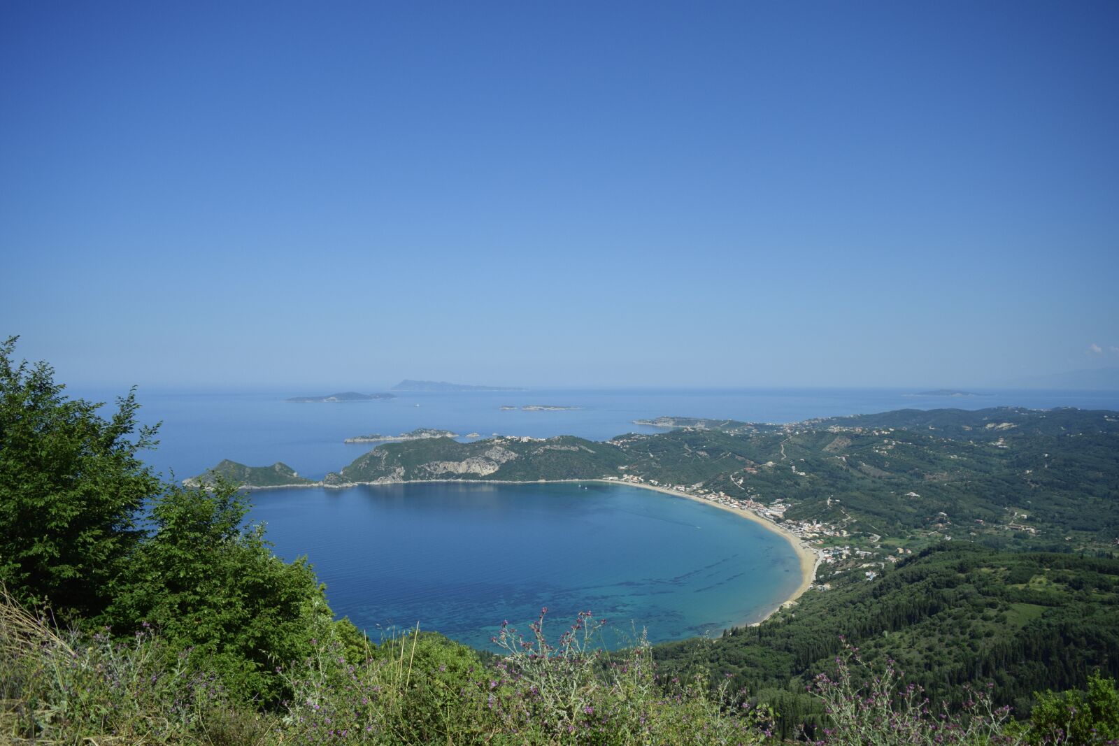 Nikon D5300 sample photo. Bay, corfu, island photography