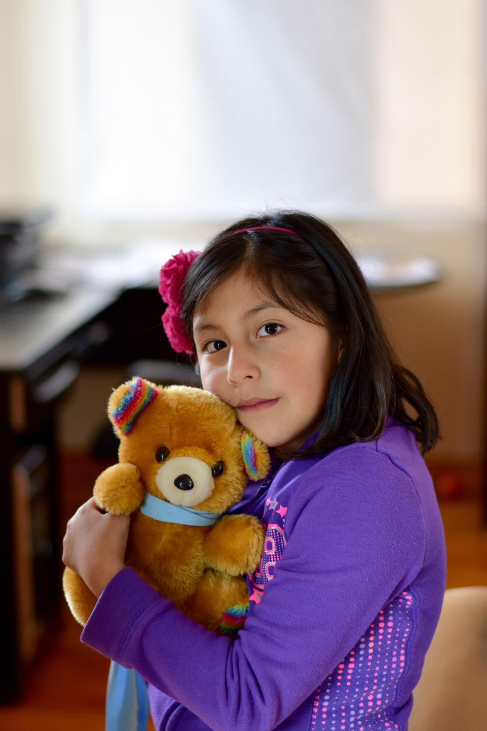 Nikon D3400 sample photo. Girl with teddy bear photography