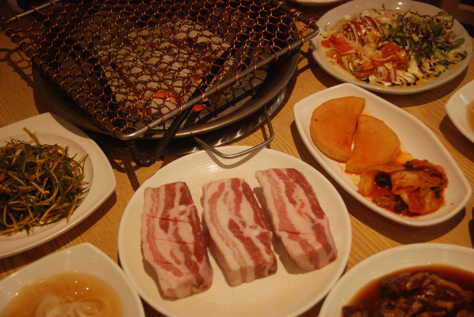 Nikon D80 sample photo. Pork, char-grilled, three brunch photography