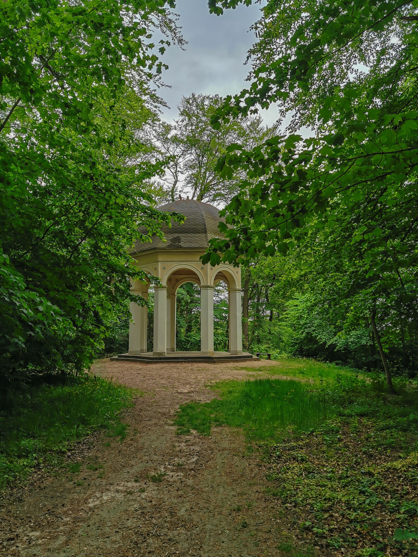 HUAWEI P30 Pro sample photo. Apollo temple, boitzenburg, uckermark photography