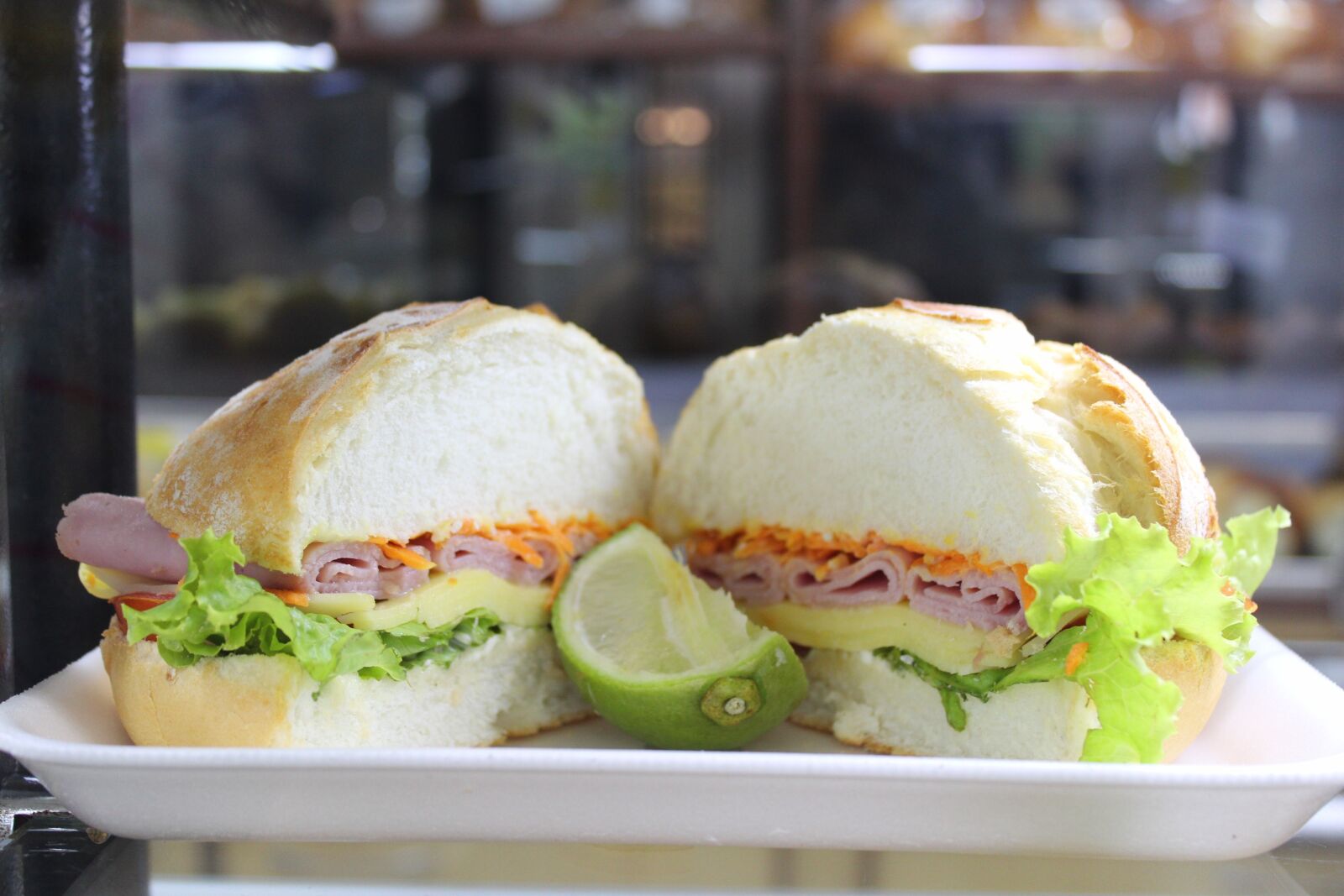 Canon EOS 1300D (EOS Rebel T6 / EOS Kiss X80) sample photo. Sandwich, turkey breast, lettuce photography
