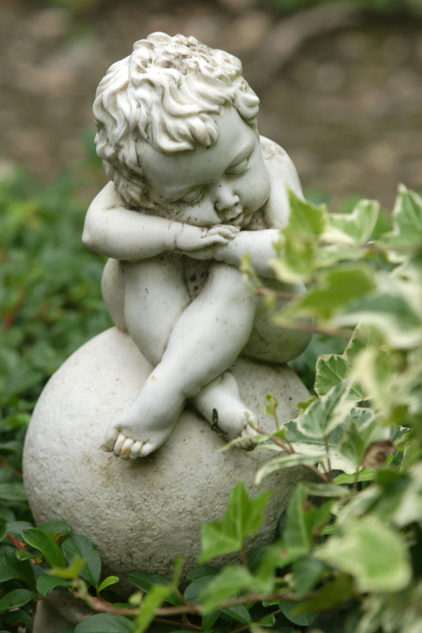 Sony Alpha DSLR-A700 sample photo. Angel, angel figure, cemetery photography