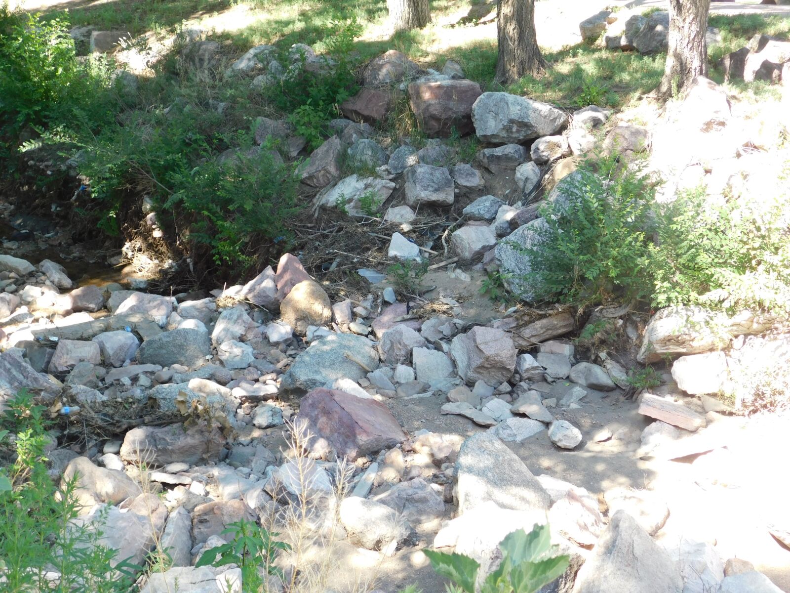 Nikon Coolpix B500 sample photo. Rocks, park, trees photography