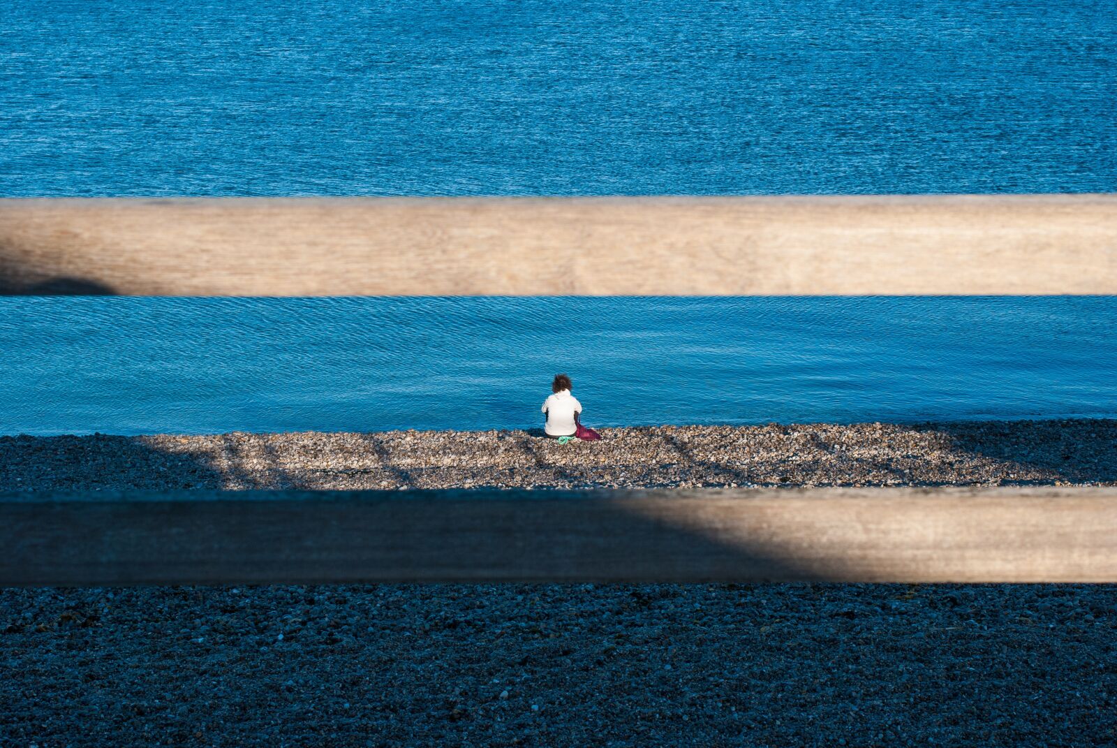 Nikon D80 sample photo. Beach, person, sea photography