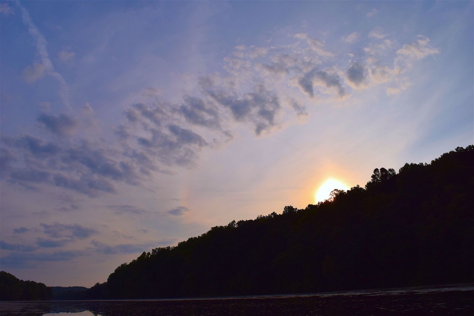 Nikon D3300 sample photo. Sunset, mountain, sun photography