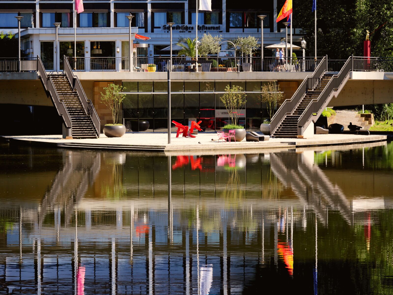 Panasonic Lumix DMC-GX8 sample photo. Neckar, river, island photography