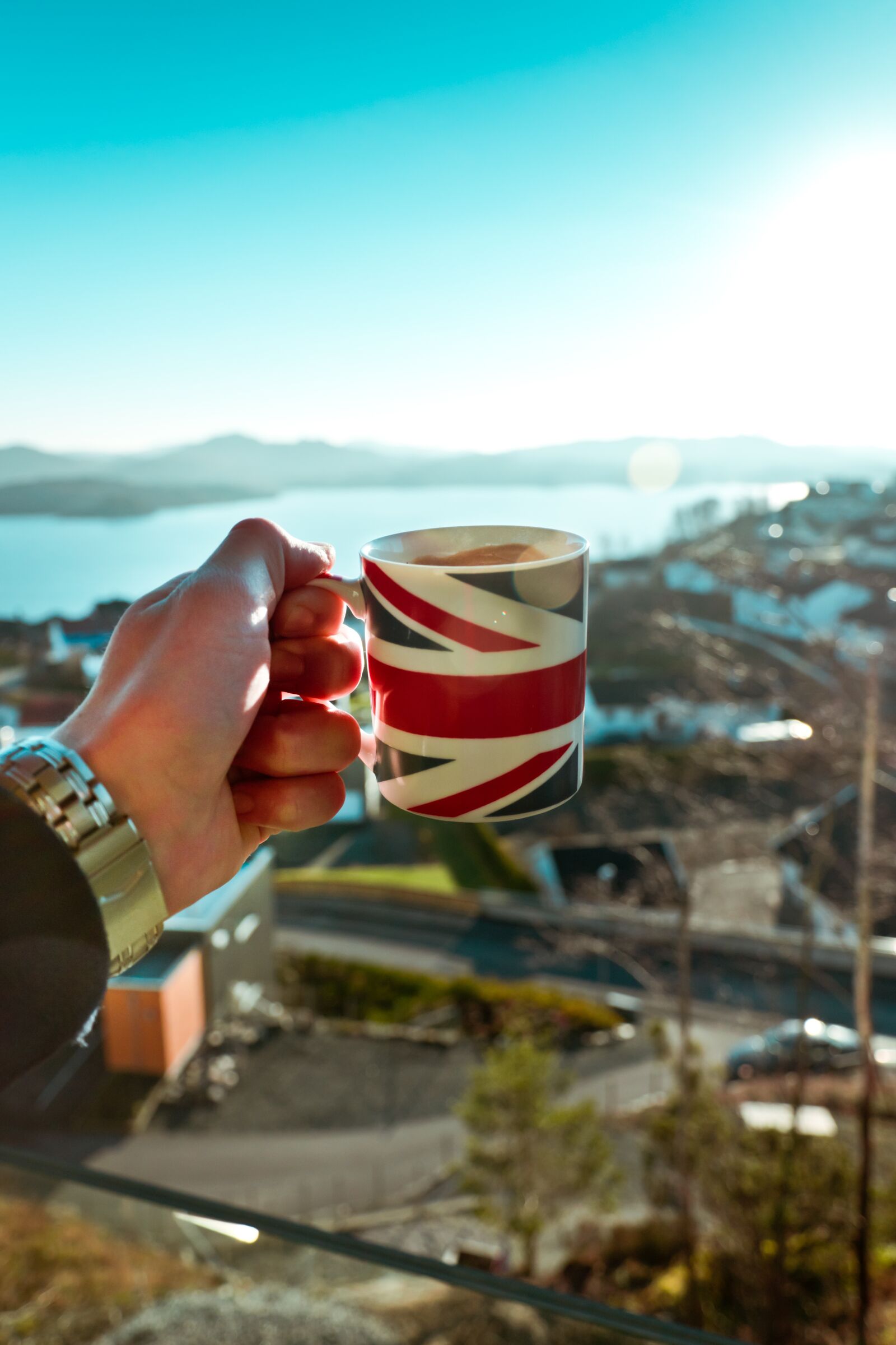 Nikon D3300 sample photo. Coffee, england, view photography