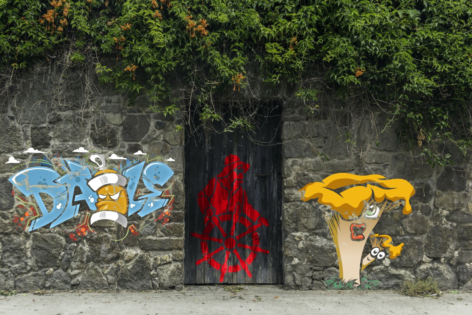 Canon EF-S 18-135mm F3.5-5.6 IS sample photo. Photomontage, door, entry photography