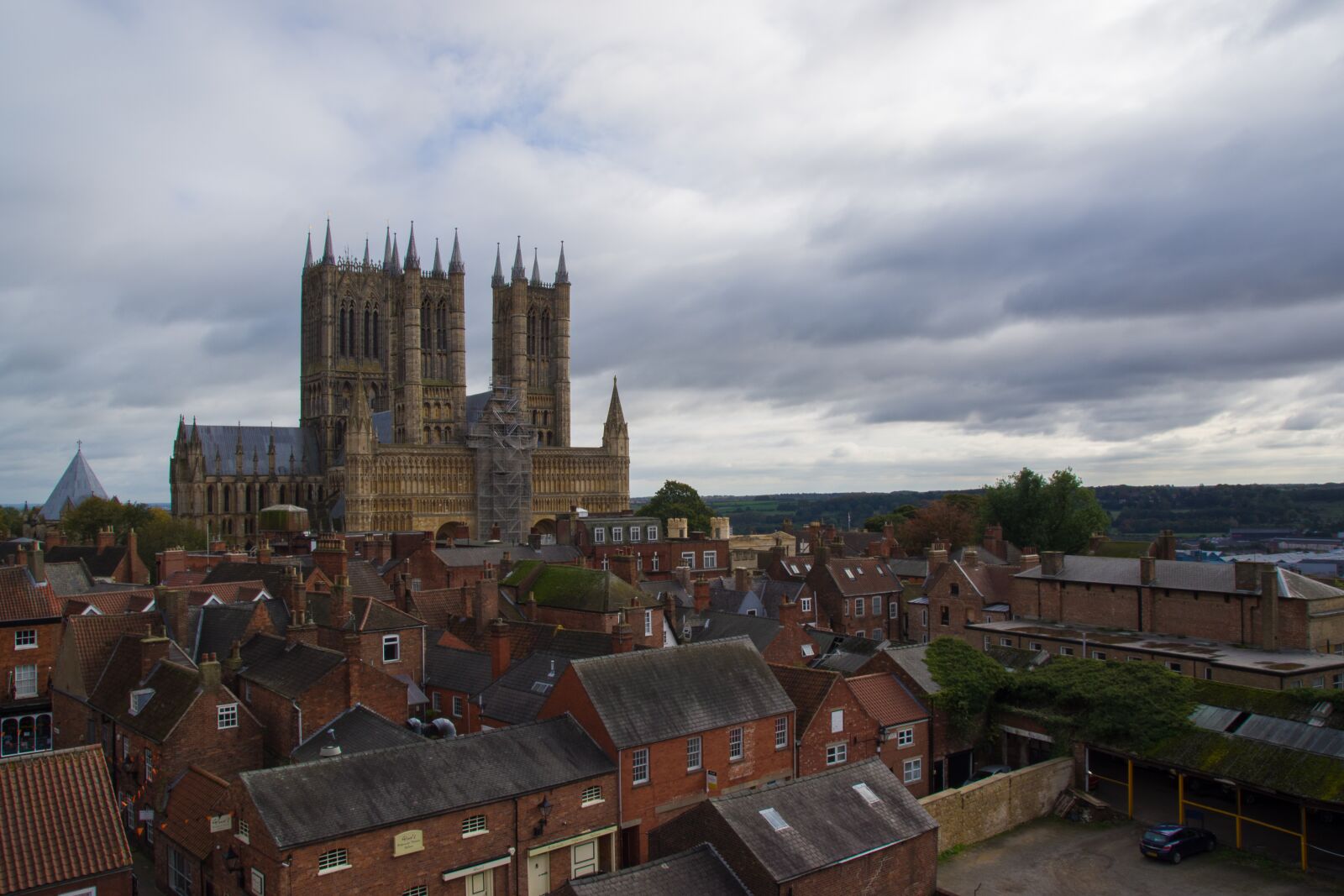 Pentax K-70 sample photo. Cathedral, lincoln, city photography