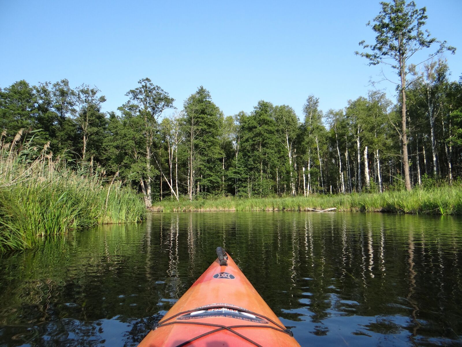Sony DSC-HX200V sample photo. Krutynia, canoe trip, river photography