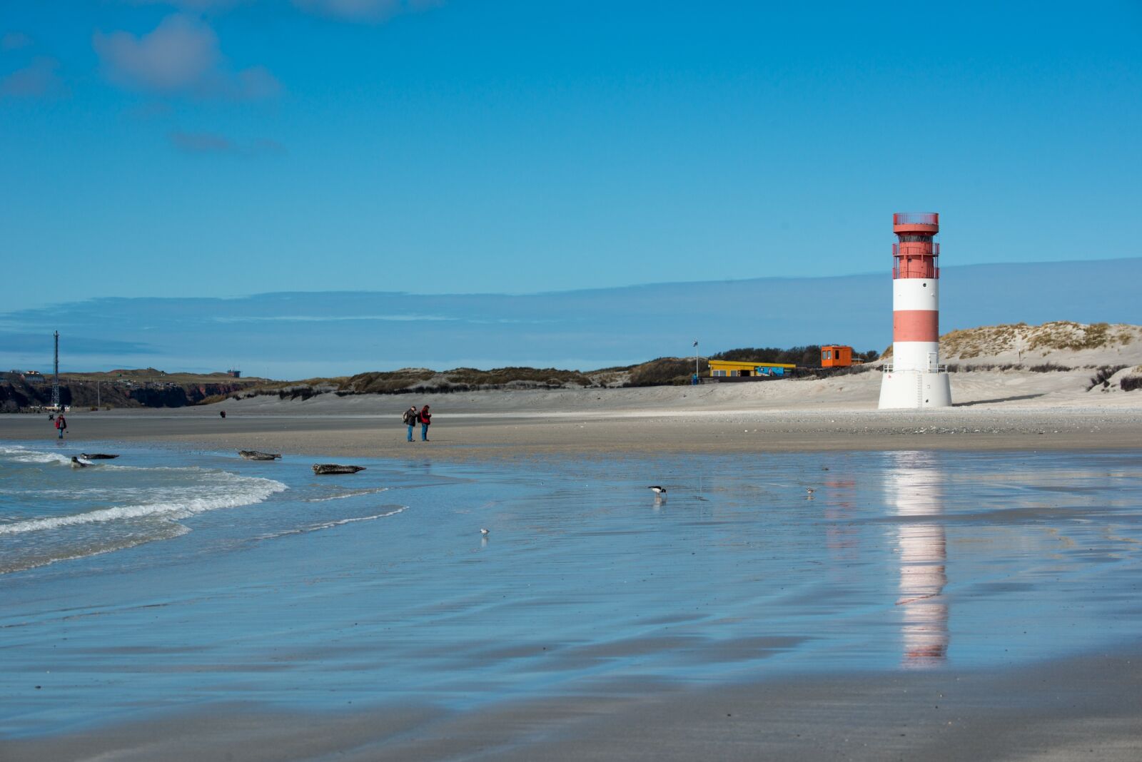 Nikon D800 sample photo. Lighthouse, helgoland, dune photography