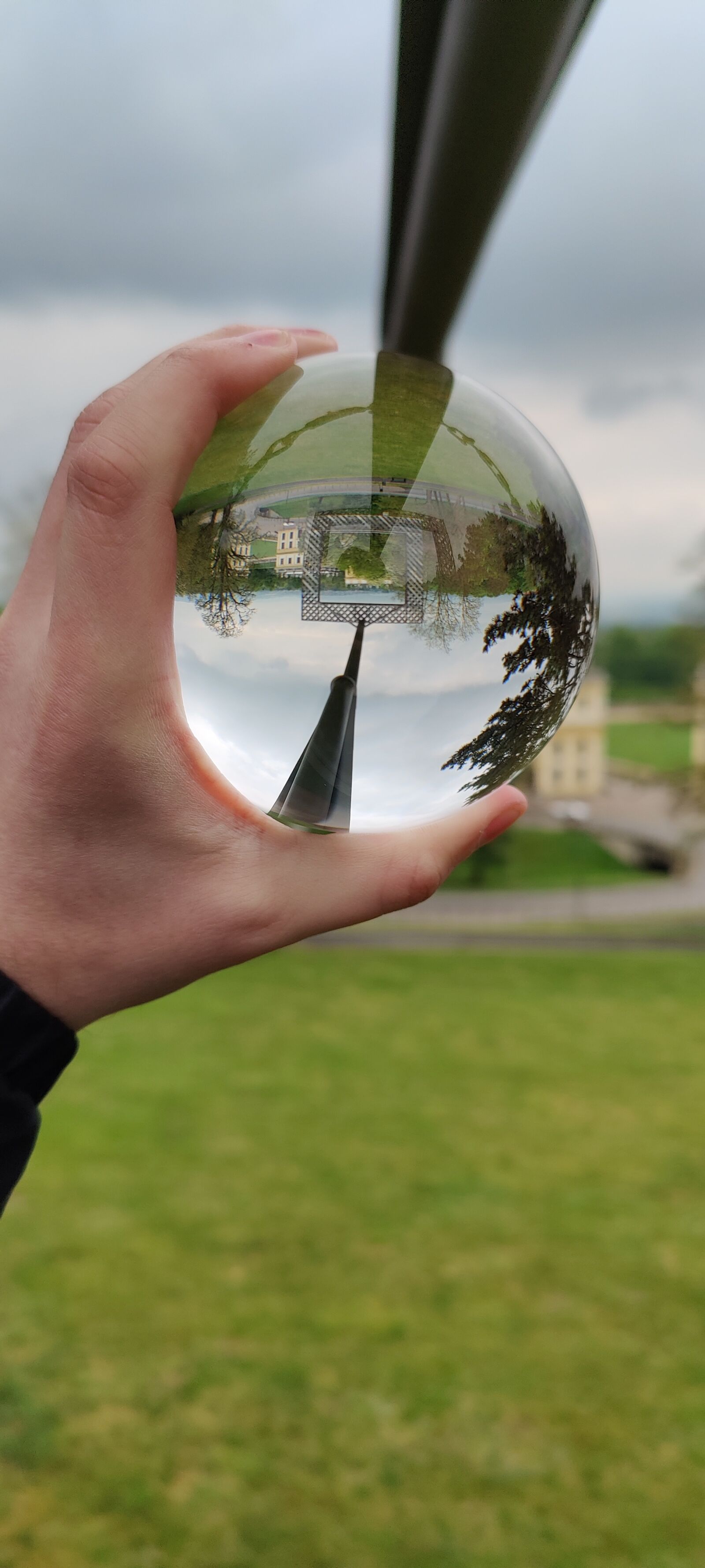 OnePlus IN2023 sample photo. Lensball, nature, landscape photography