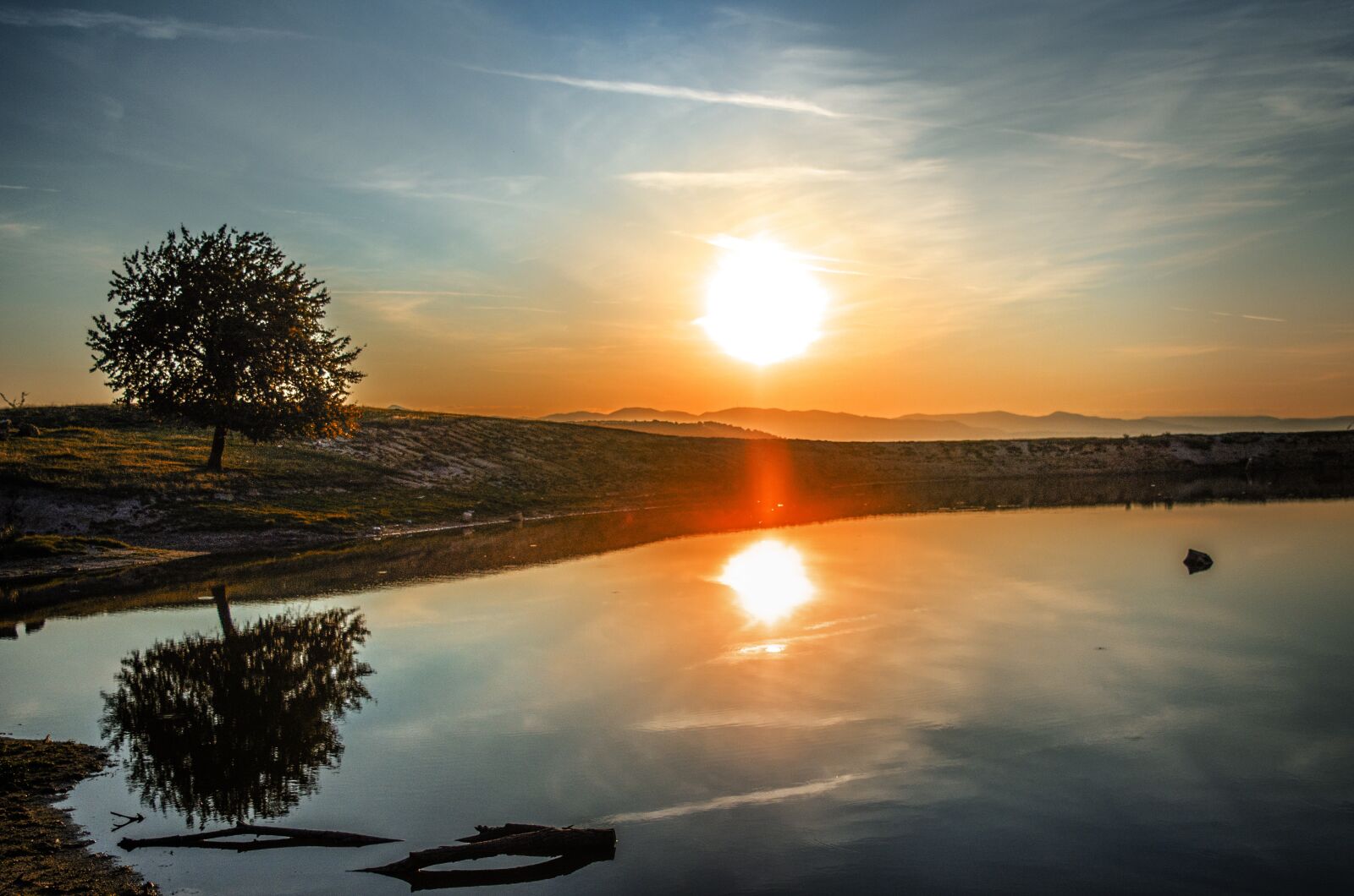 Nikon D7000 sample photo. Sunset, nature, lake photography