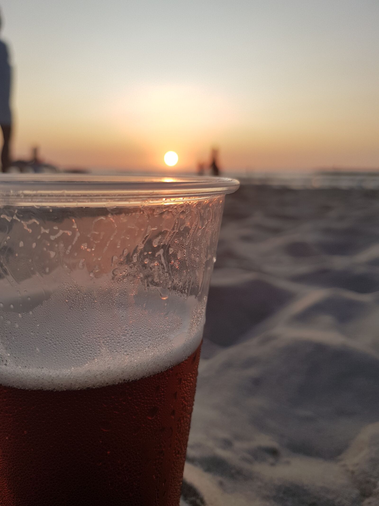 Samsung Galaxy S8 sample photo. Foam, cold, sunset photography