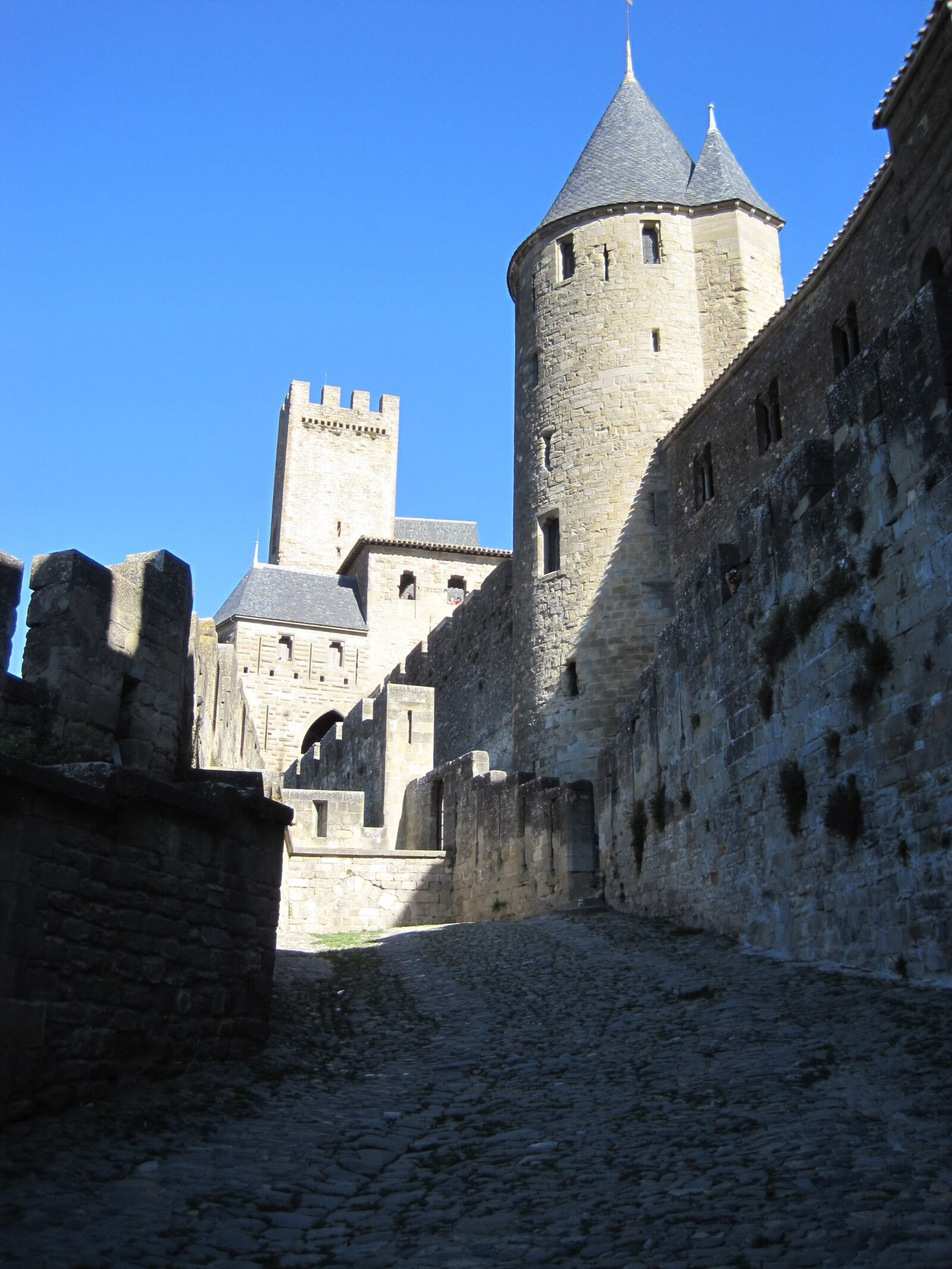 Canon PowerShot SD1200 IS (Digital IXUS 95 IS / IXY Digital 110 IS) sample photo. Carcassonne, castle, forte photography