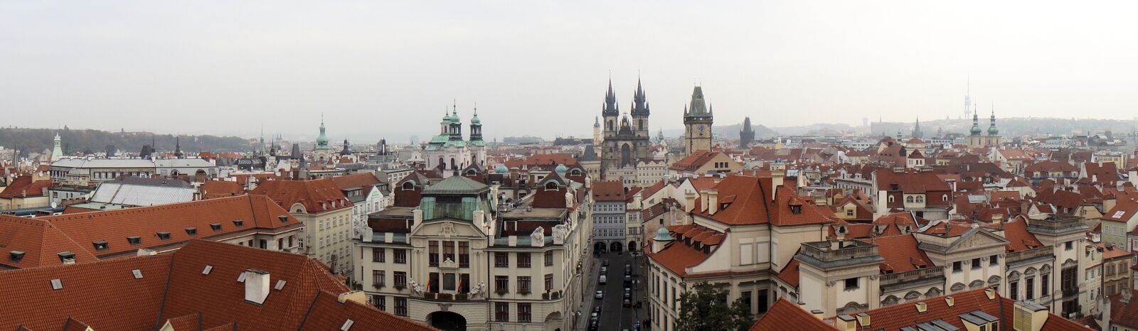 Sony DSC-TX1 sample photo. Prague, city, panorama photography