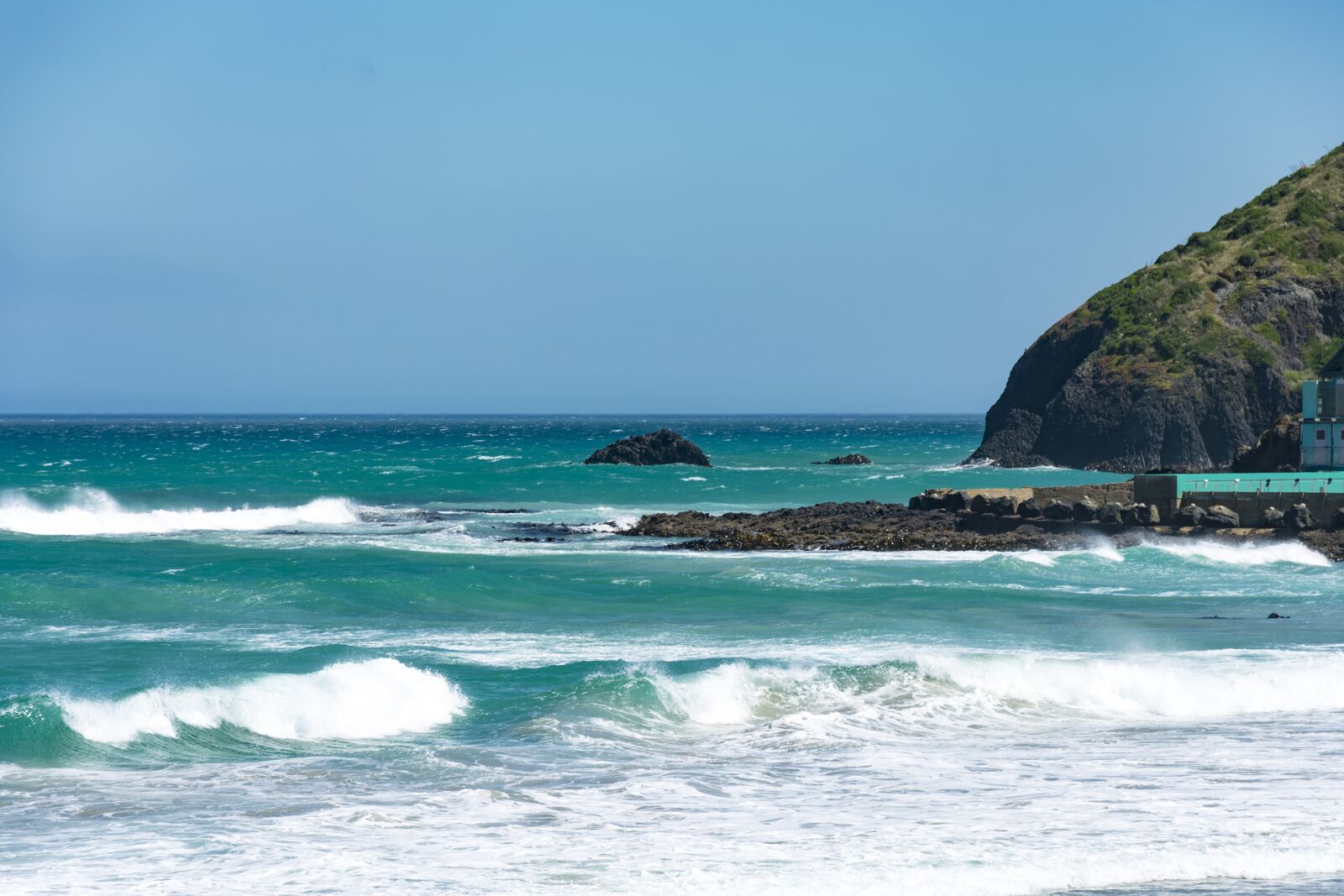 Nikon D3400 sample photo. St, clair beach, dunedin photography