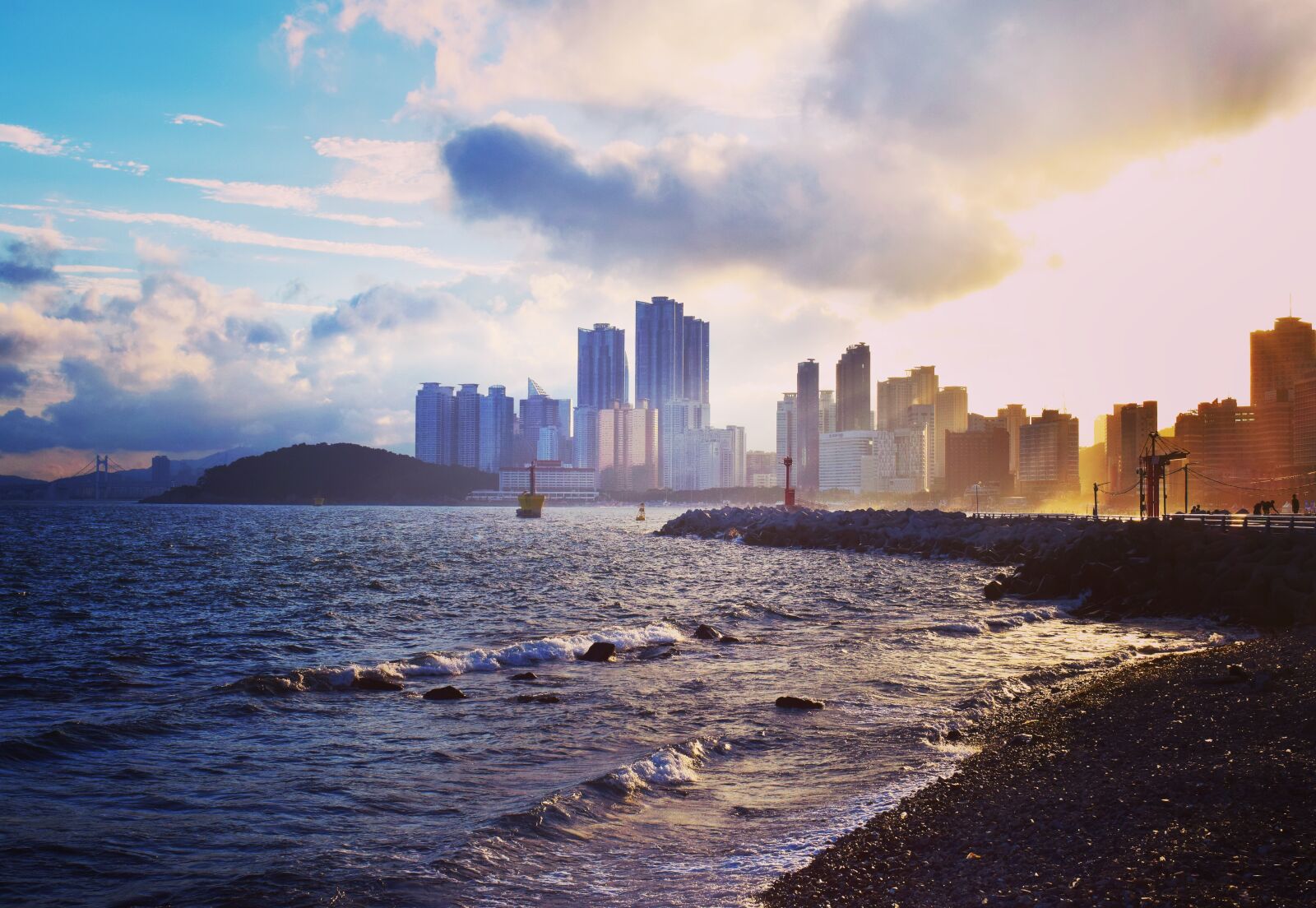 Nikon D5300 sample photo. Sea, busan, haeundae beach photography