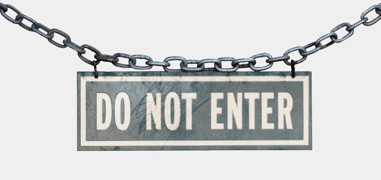 Sony Alpha DSLR-A100 sample photo. Do not enter, sign photography