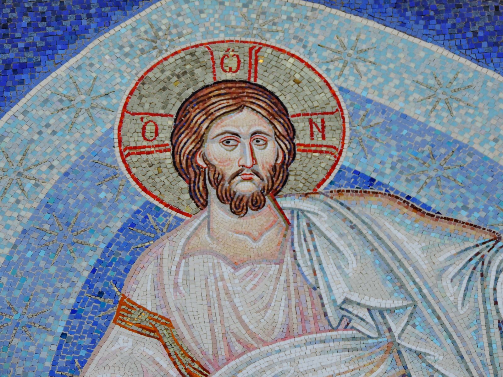 Nikon Coolpix P520 sample photo. Christ, christianity, mosaic, art photography