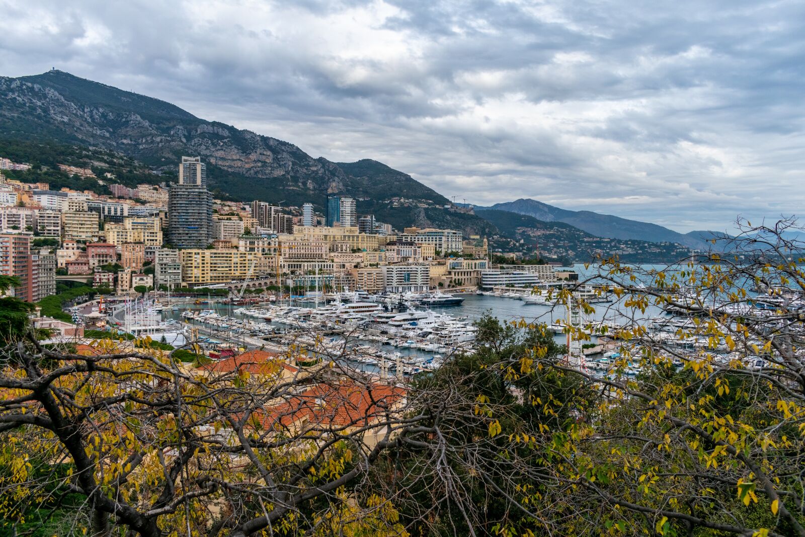 Nikon D5600 sample photo. Monaco, panorama, cloudy photography