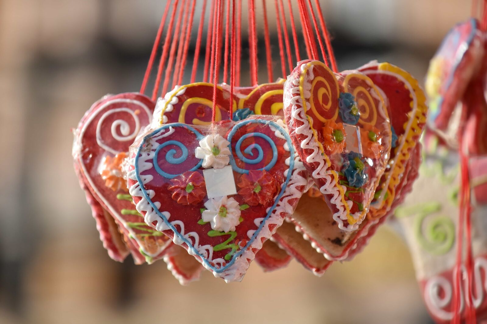 Nikon D5500 sample photo. Gingerbread, hearts, decoration, heart photography