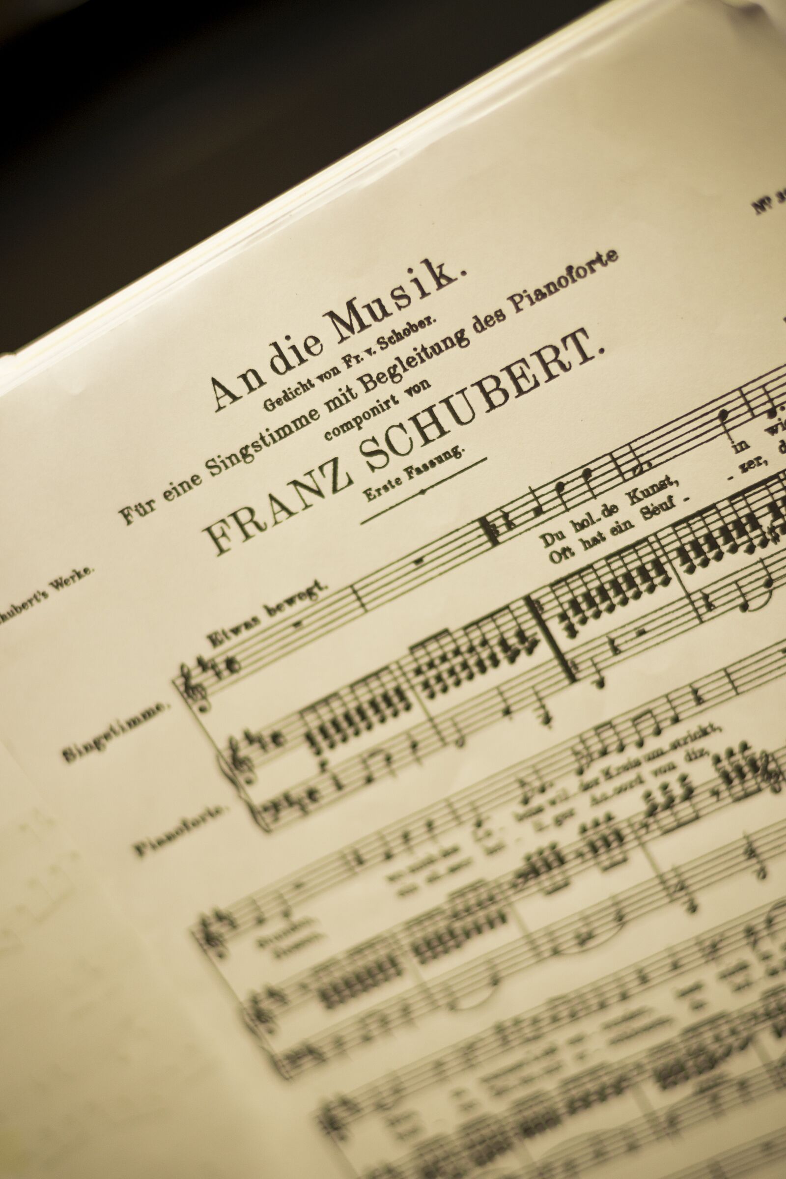 Canon EF 50mm F1.4 USM sample photo. Music, score, sheet music photography