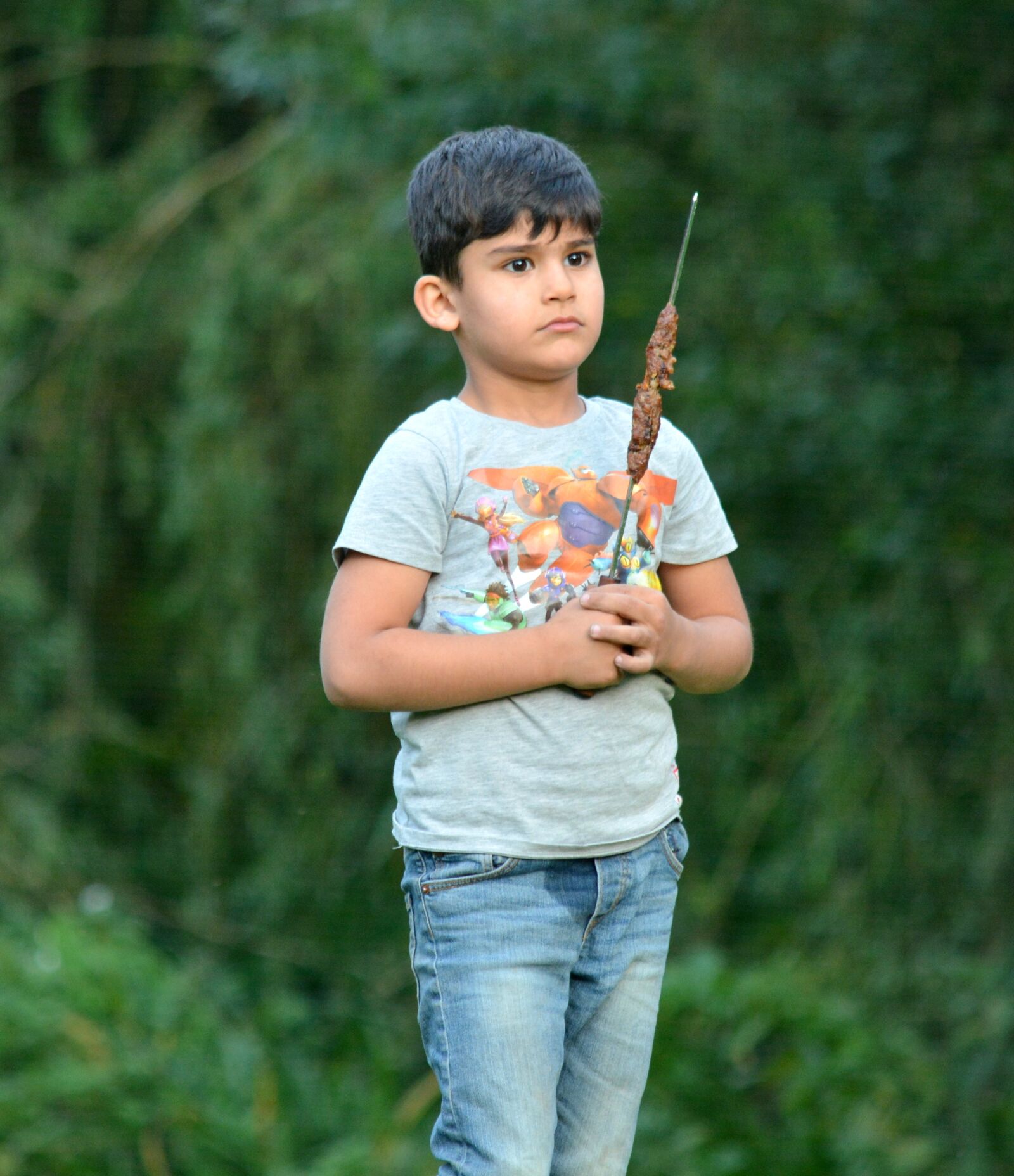 Nikon D7100 sample photo. Boy, rotisserie spit, devoutly photography
